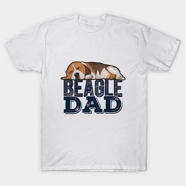 Beagle Dad T-Shirt by Kudostees